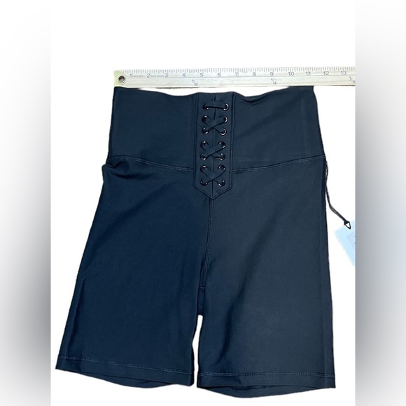 Weworewhat x Revolve Solid Lace-Up Biker Short Athletic Wear Black Size XS NWT - Picture 14 of 16